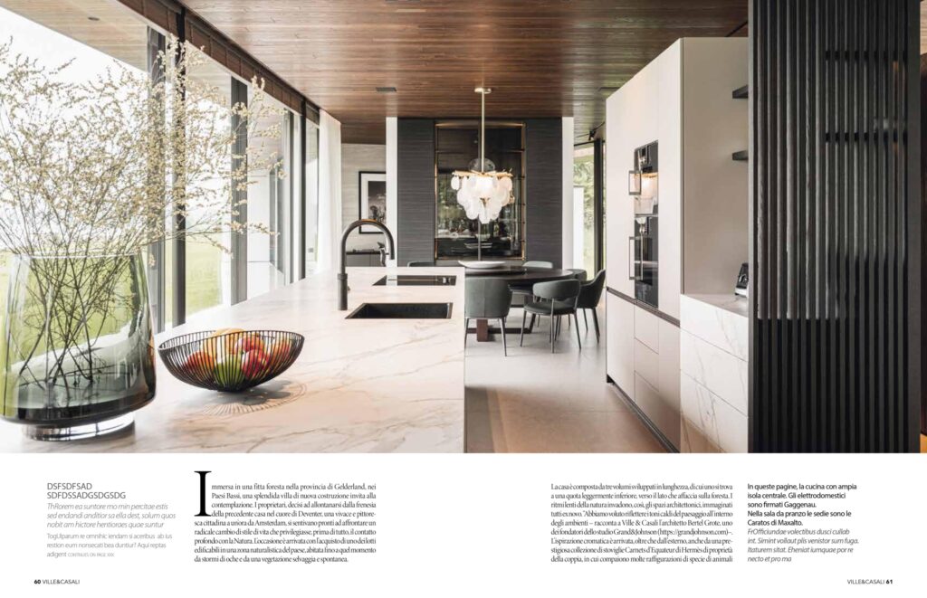 Publicatie | Grand&Johnson | landhuis in de bossen